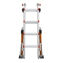 CONQUEST 2.0 EN 131 - 150 kg Rated, Aluminum Articulated Extendable Ladder with ALL-TERRAIN Outriggers