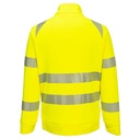 DX477 DX4 Hi-Vis Funnel Neck Zipped Sweatshirt