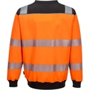 PW379 PW3 Hi-Vis Crew Neck Sweatshirt