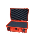 02.02.0132 First Aid Box plastic "Pharma Waterproof Medi Box" orange (Empty)