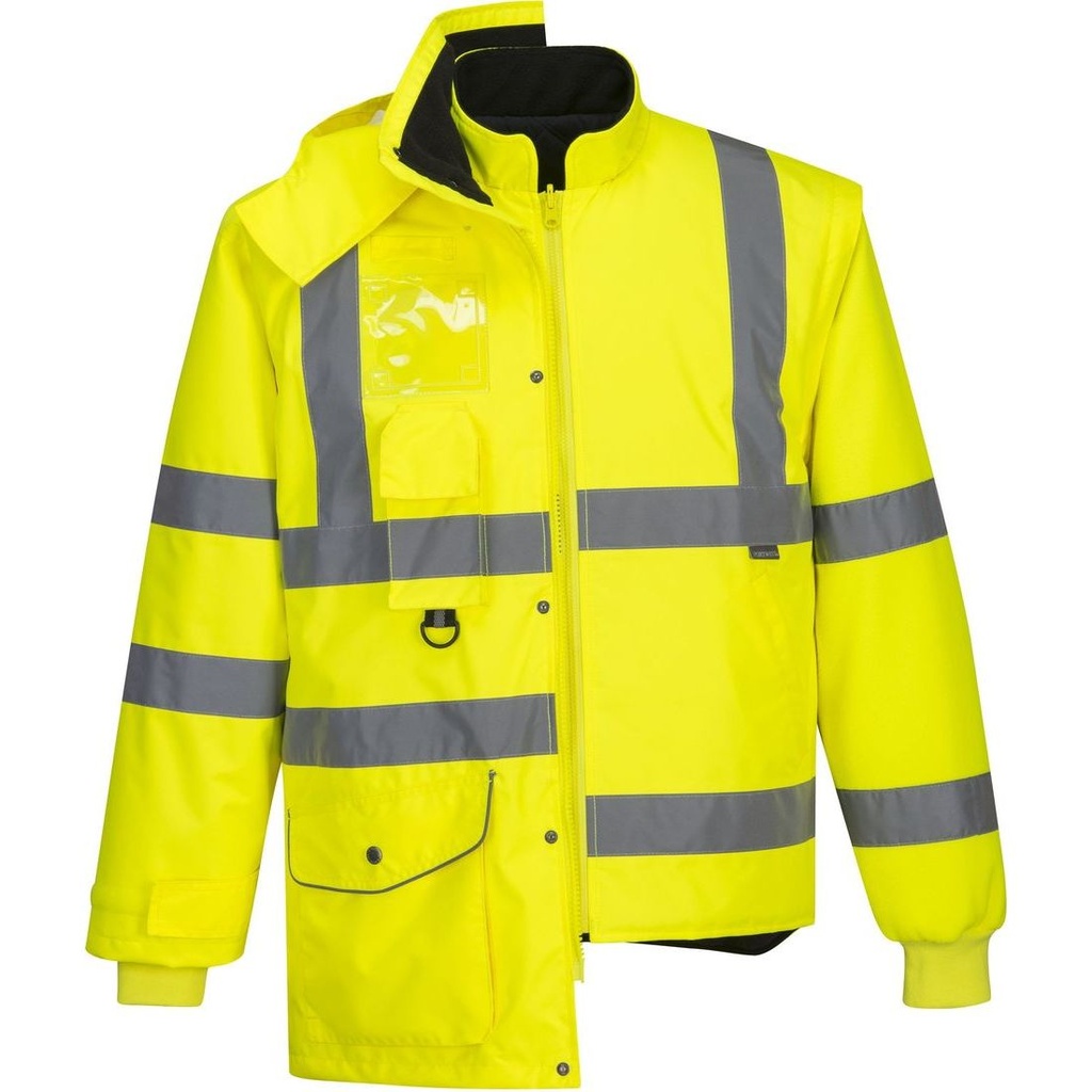 S427 7-in-1 Hi-Vis Traffic Jacket