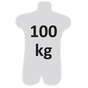 FA 30 502 - Energy absorber 35 mm with kernmantle rope lanyard and a steel scaffold hook
