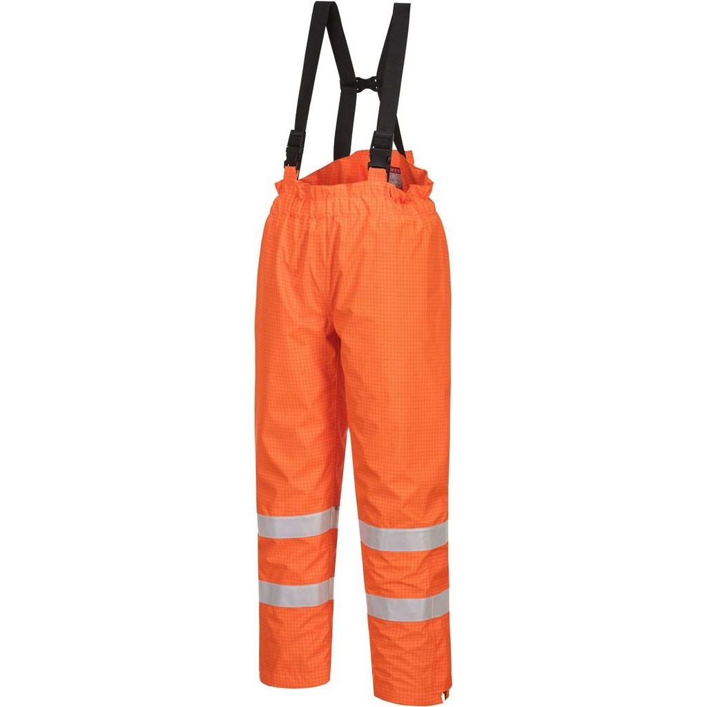 S781 Bizflame Rain Hi-Vis Breathable Antistatic FR Lined Trouser