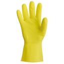 EDMONTON Latex chemical gloves, length 30 cm, flock lined