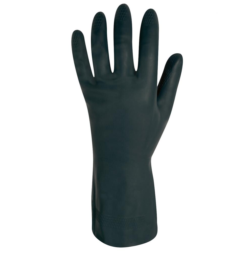 FREEMAN Polychlorprene/latex chemical gloves, length 30 cm, flock lined
