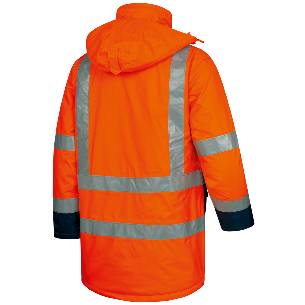 Premoum Hi-Vis Two-Tone Waterproof Winter Parka Jacket
