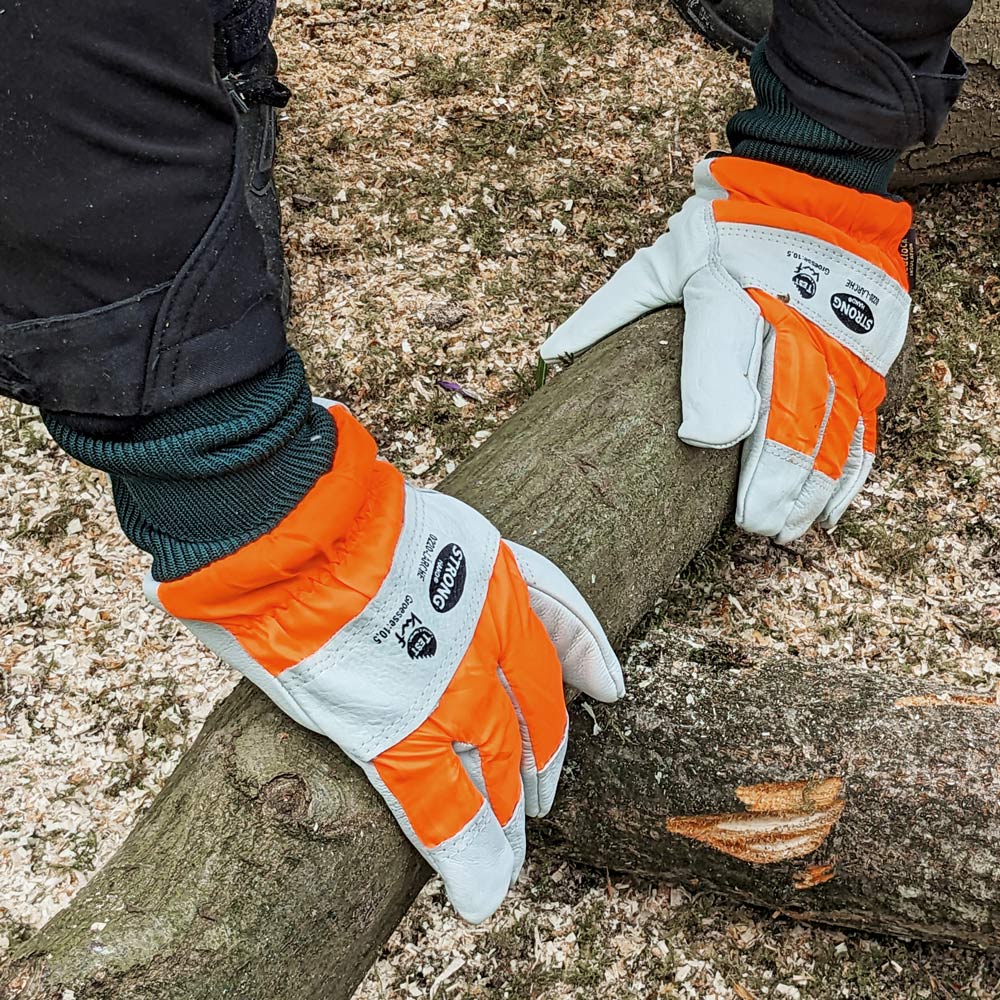 LÄRCHE Chainsaw Protective Gloves, KWF-tested