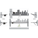 FA 60 007 00 - Horizontal webbing temporary lifeline for 2 users
