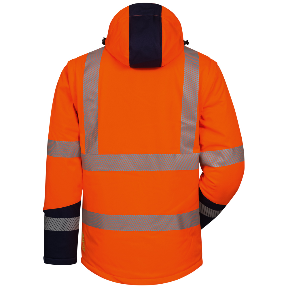 Hi-Vis 2-in-1 Padded Waterproof Breathable Softshell (3L)