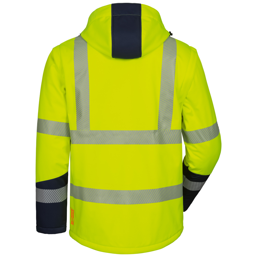 Hi-Vis 2-in-1 Padded Waterproof Breathable Softshell (3L)