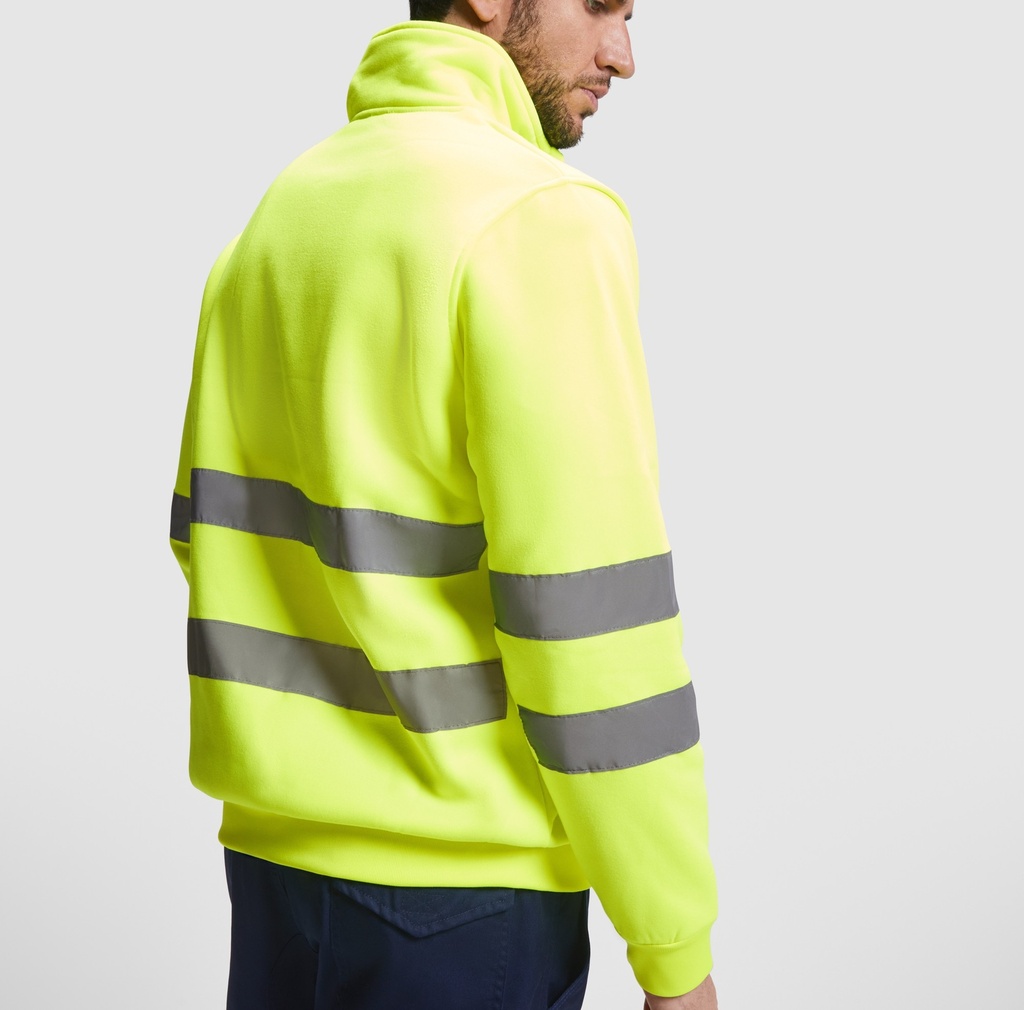 HV9314 SPICA High-visibility sweater with half zip