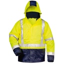 ALF/UDO Hi-Vis Two-Tone 3-in-1 Waterproof Winter Parka Jacket