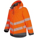 ANDOMAR/HADEMAR Hi-Vis 2-in-1 Padded Waterproof Breathable Softshell (3L), Segmented tape
