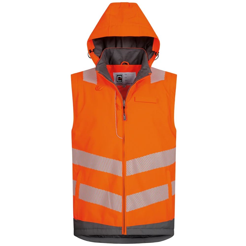 ANDOMAR/HADEMAR Hi-Vis 2-in-1 Padded Waterproof Breathable Softshell (3L), Segmented tape