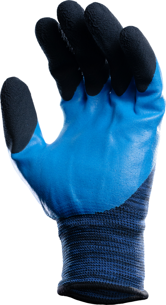 SUPER TECH BLUE FIX Double Latex Coated Safety work gloves