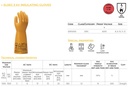 ELSEC 5 Arc Insulating natural rubber gloves class 0/RC (1,000 V), Arc Tested