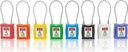 206 3mm/6mm Copper Alloy Body & Steel Cable LOTO Padlock