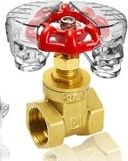F1CR Full Transparent Gate Valve Lockout
