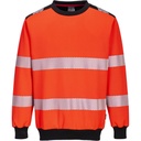 PW379 PW3 Hi-Vis Crew Neck Sweatshirt