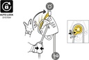 D024BA00 MAESTRO® L Descender with integrated progress-capture pulley for loads up to 280 kg