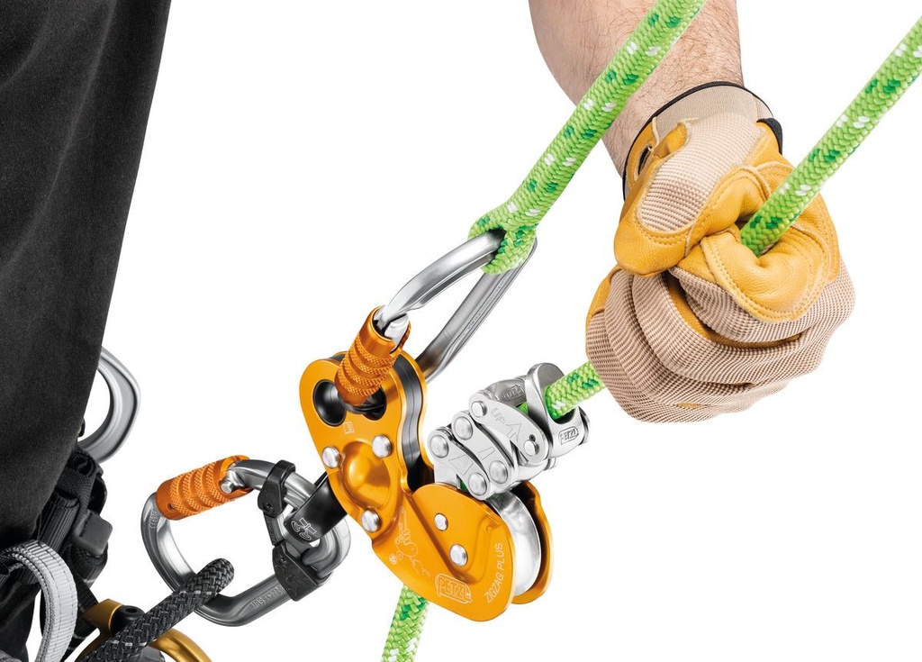 D022BA00 ZIGZAG® PLUS Mechanical Prusik with high-efficiency swivel, for tree care