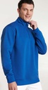 SU1109 ANETO Sweatshirt with matching half zip and polo neck