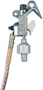Choice of end fittings for line clamps
