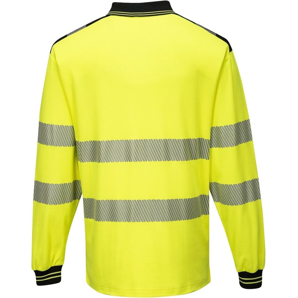 T184 PW3 Hi-Vis Polo Shirt L/S