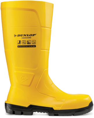 NAEJF01 Dunlop Acifort JobGUARD full safety Wellington S5 AN ESD SRA