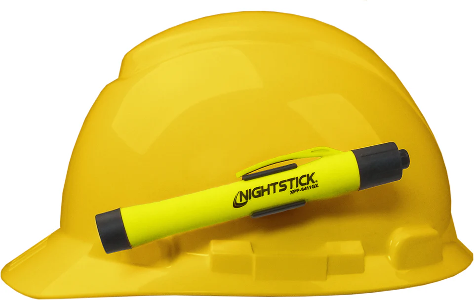 XPP-5411GX [UL-913] Εγγενώς ασφαλής (IS) φακός τύπου penlight με βάση κράνους, 125 lumen