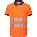 T180 PW3 Ανακλαστική Πόλο Μπλούζα Cotton Comfort S/S