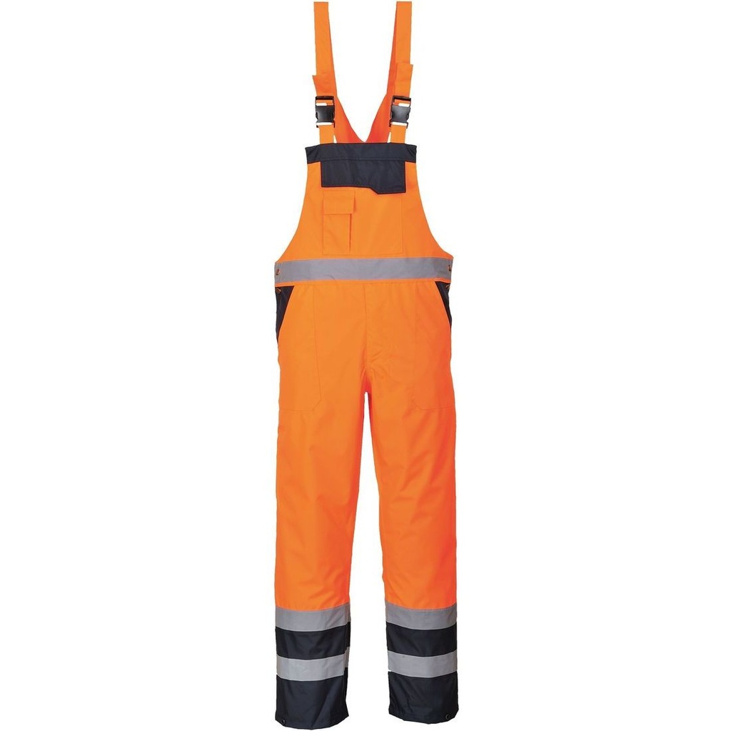 S489 Contrast Bib & Brace, Lined