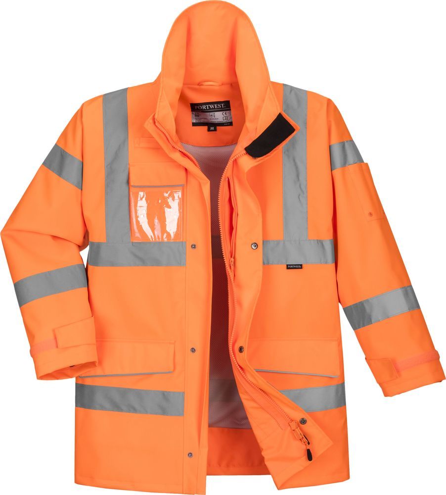 S590 Hi-Vis Extreme Parka Jacket, Class 4:4 X WP 11,000mm MVP 50,000g/m²/24hrs