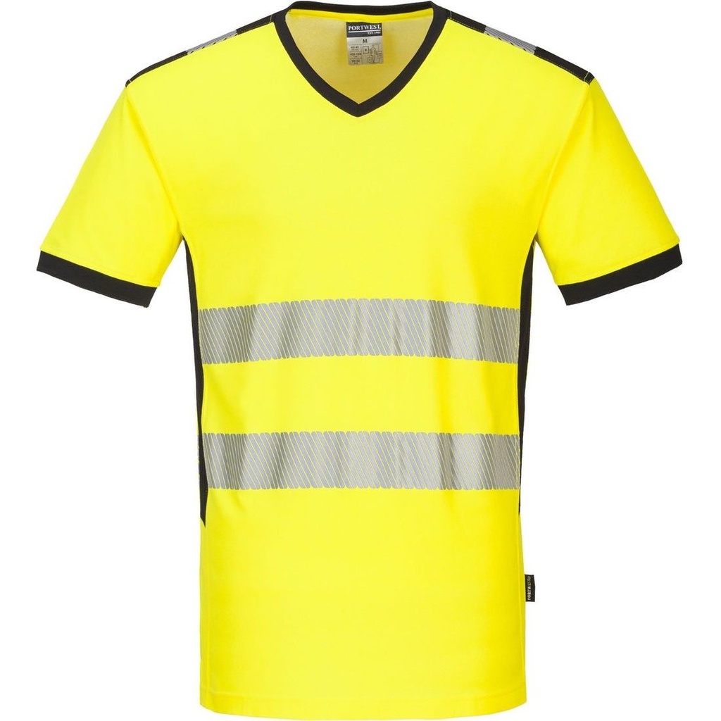 PW310 PW3 Ανακλαστικό Μπλούζες T-Shirts με V