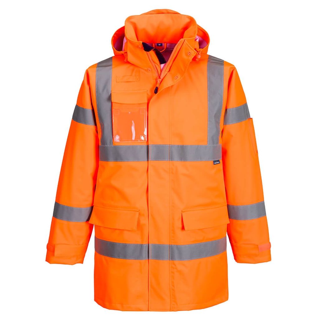S599 Hi-Vis Extreme Αδιάβροχο Μπουφάν Υψηλής Ορατότητας (3L), Κλάση 4:4 X WP 20.000mm MVP 10.000g/m²/24hrs