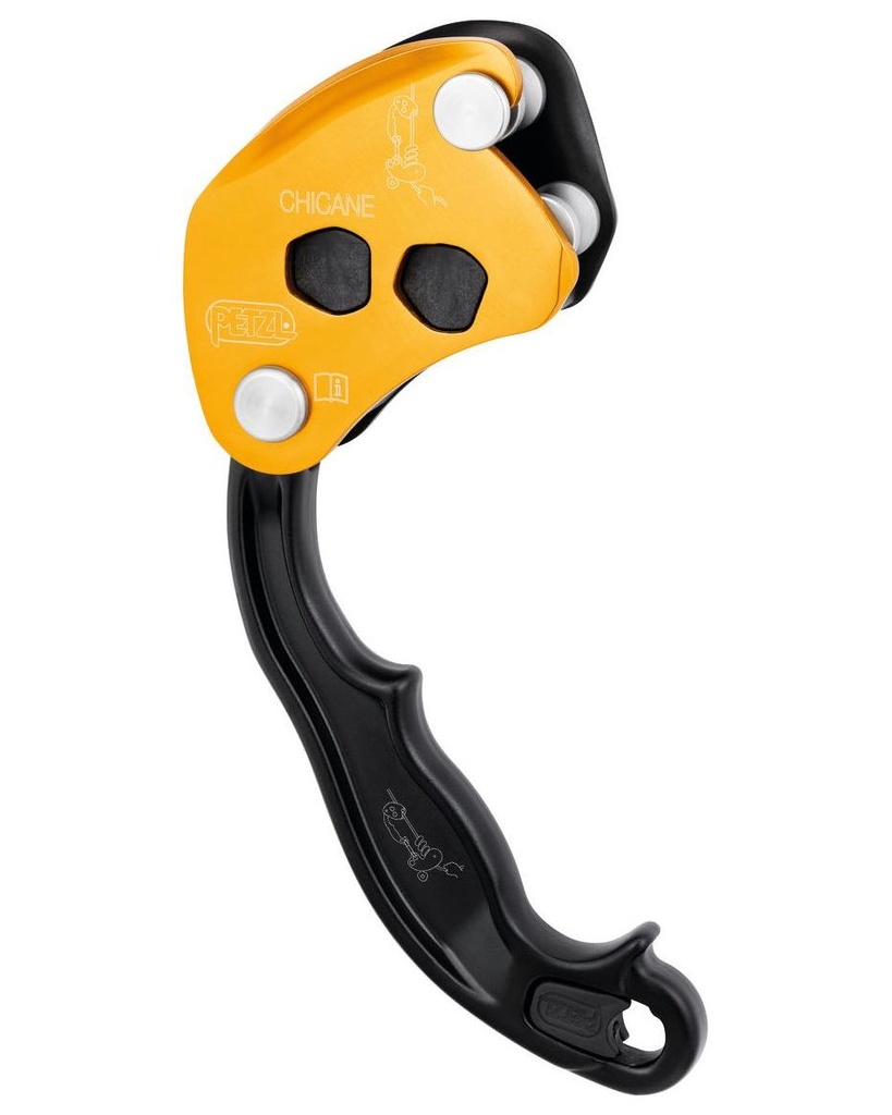 CHICANE Auxiliary brake for mechanical Prusik on single ropes, for tree care