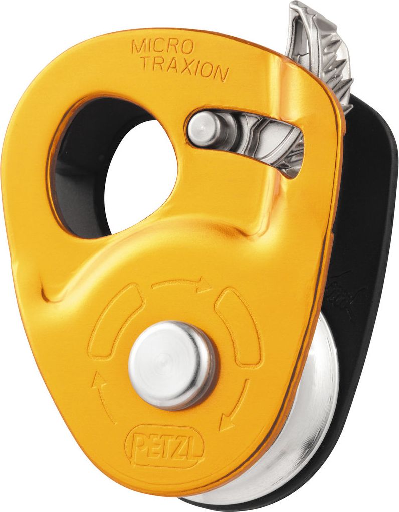 MICRO TRAXION High-efficiency lightweight progress-capture pulley