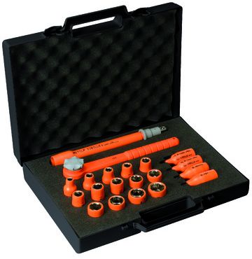 MS69V01 Σετ μονωμένου καστάνιας 1/2'' για εργασίες υπό τάση έως 1000 V