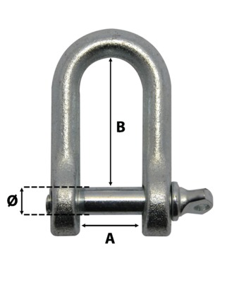 M110 Ευθύς ναυτικός σύνδεσμος (shackle)