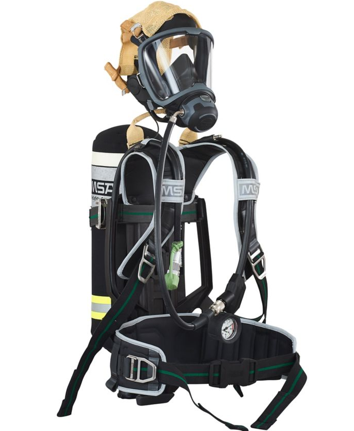 SCBA Kit - M1 (Σταθερή, Βασική Εξάρτυση, Προφυλακτήρας, Haltefix) + Μάσκα και Φιάλη