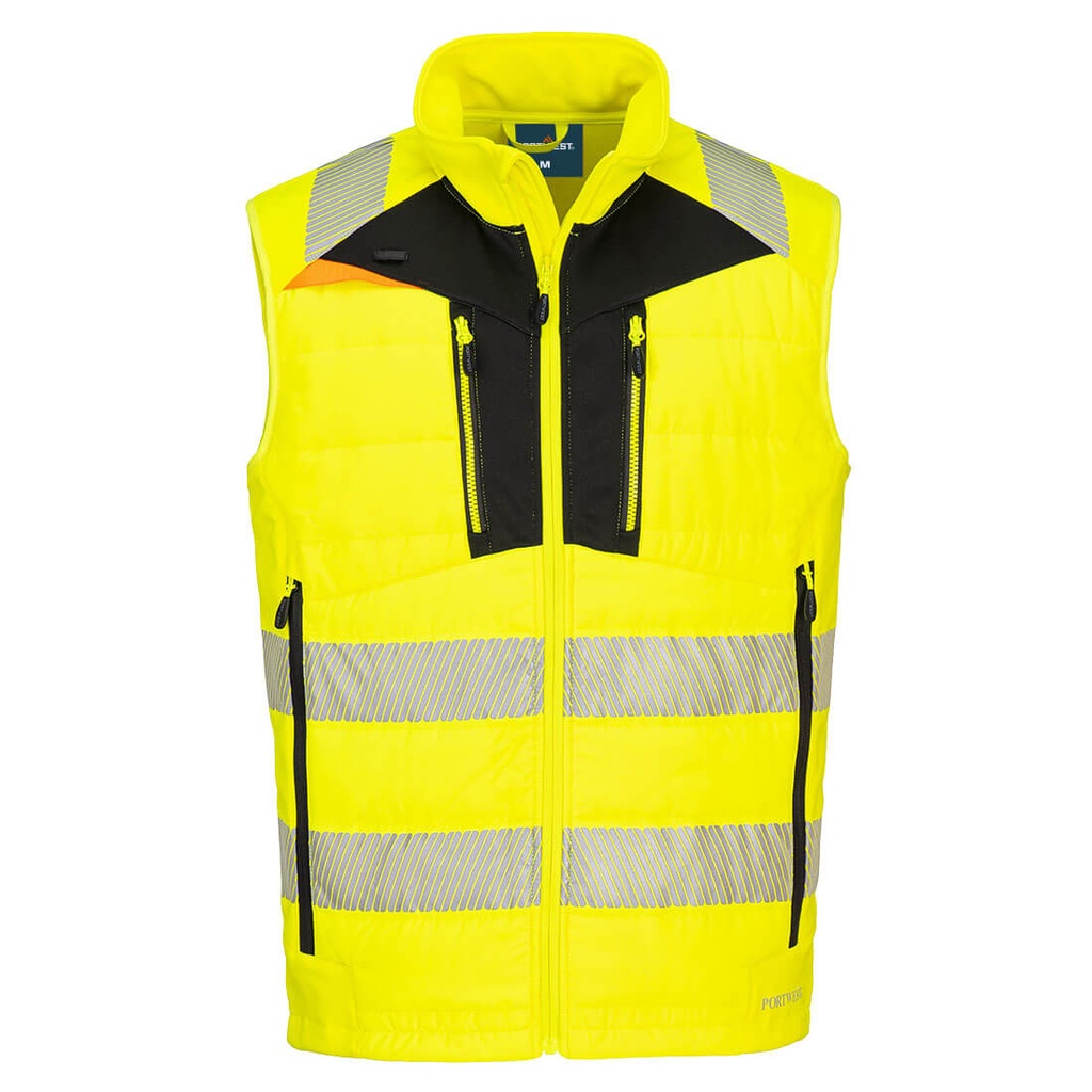DX479 DX4 Hi-Vis Hybrid Baffle Bodywarmer