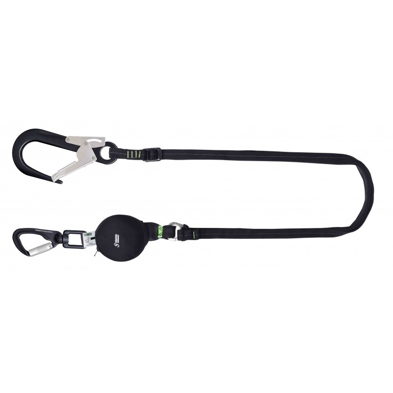 FA3072420 GRAVITY-S, Ρυθμιζόμενος Ιμάντας με Συμπαγή Αποσβεστήρα Ενέργειας (140 kg, αιχμηρές ακμές), μήκους 2 m, με συνδέσμους αλουμινίου