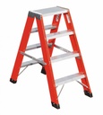 V033 TRESTLE Fiberglass Electrical Insulated Double rise folding stool