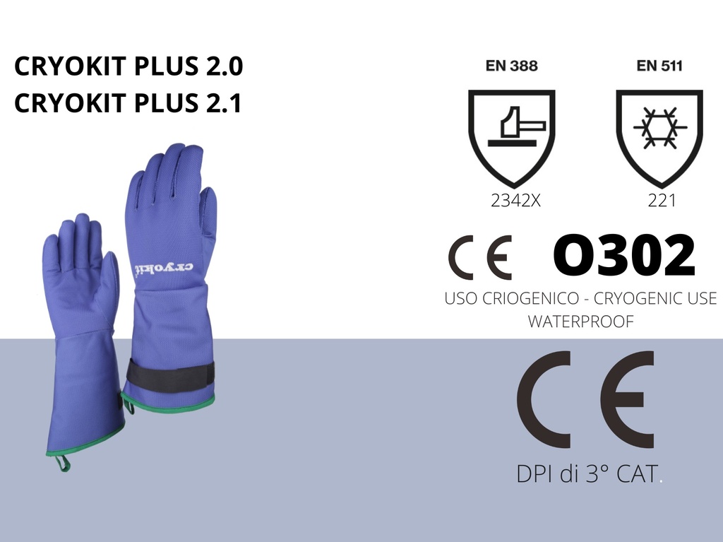 Cryogenic Gloves CRYOPLUS-2.0 (38cm)