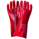 FULL RED 35 Γάντια Εργασίας Ασφαλείας με Επικάλυψη PVC, Μήκος 35cm