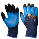 SUPER TECH BLUE FIX Γάντια Εργασίας Ασφαλείας με Διπλή Επικάλυψη Λατέξ