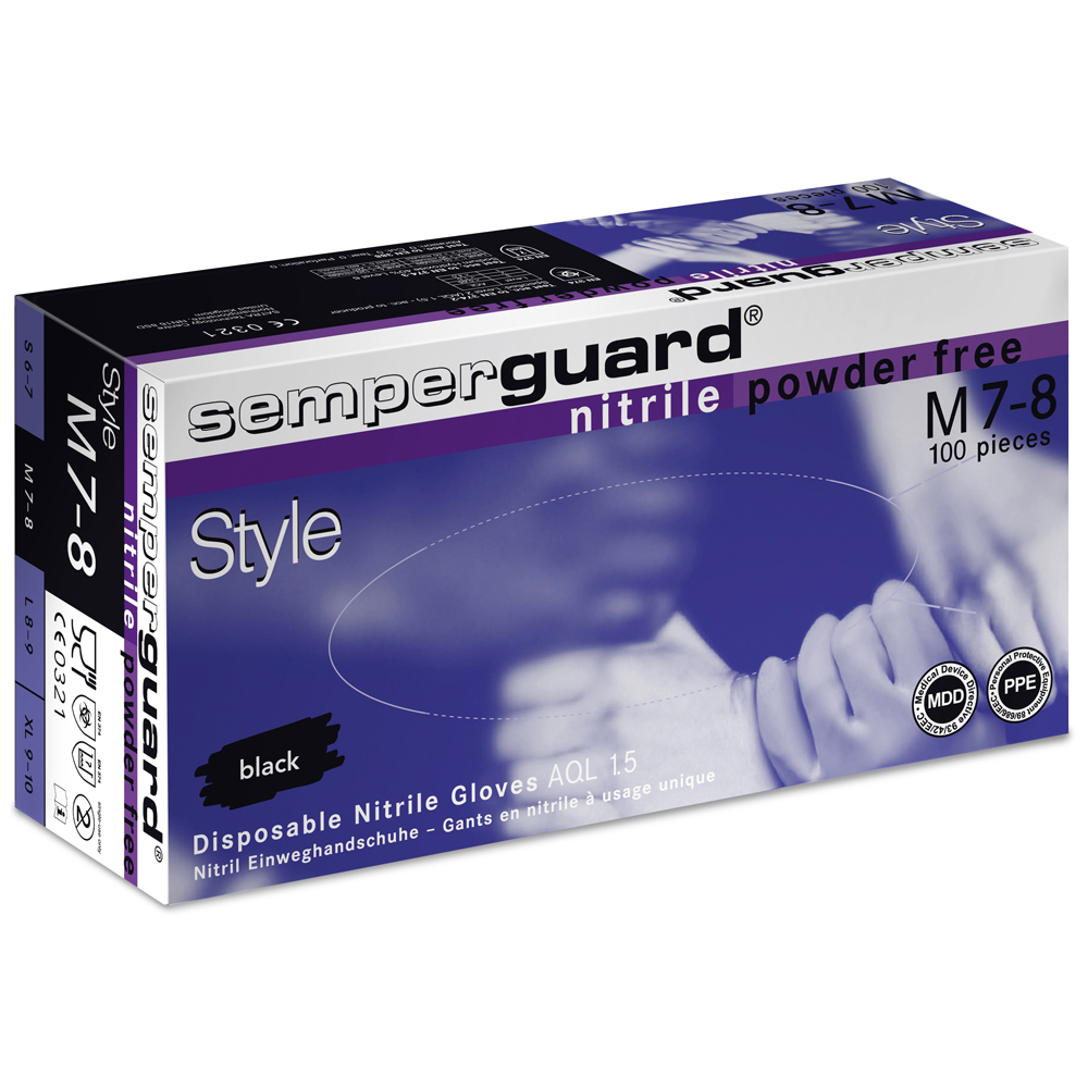 SEMPERGUARD® NITRILE STYLE Γάντια μίας χρήσης Τύπου B (KPT)