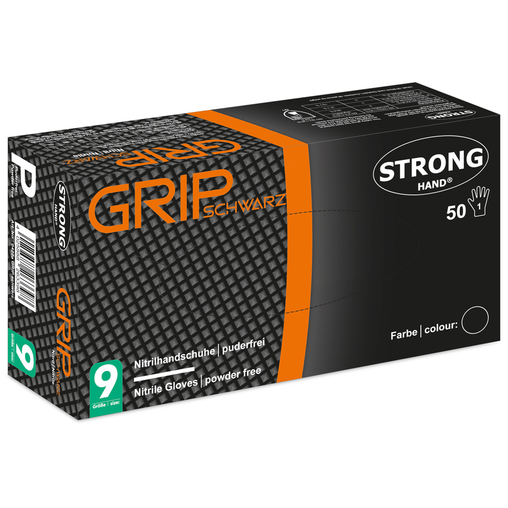 GRIP SCHWARZ Γάντια Μιας Χρήσης Τύπου B (KPT)