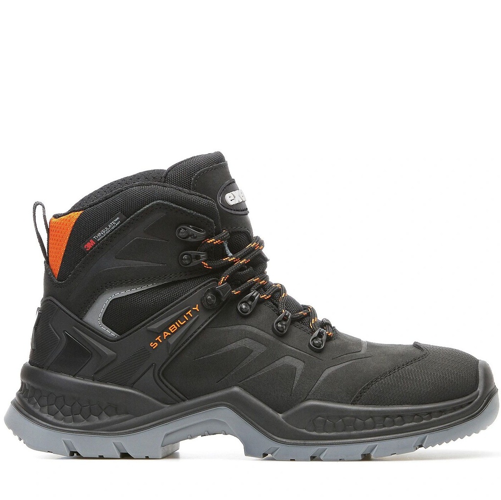 EVEREST BLACK All Weather Boot S7L CI LG FO SR, Thinsulate membrane