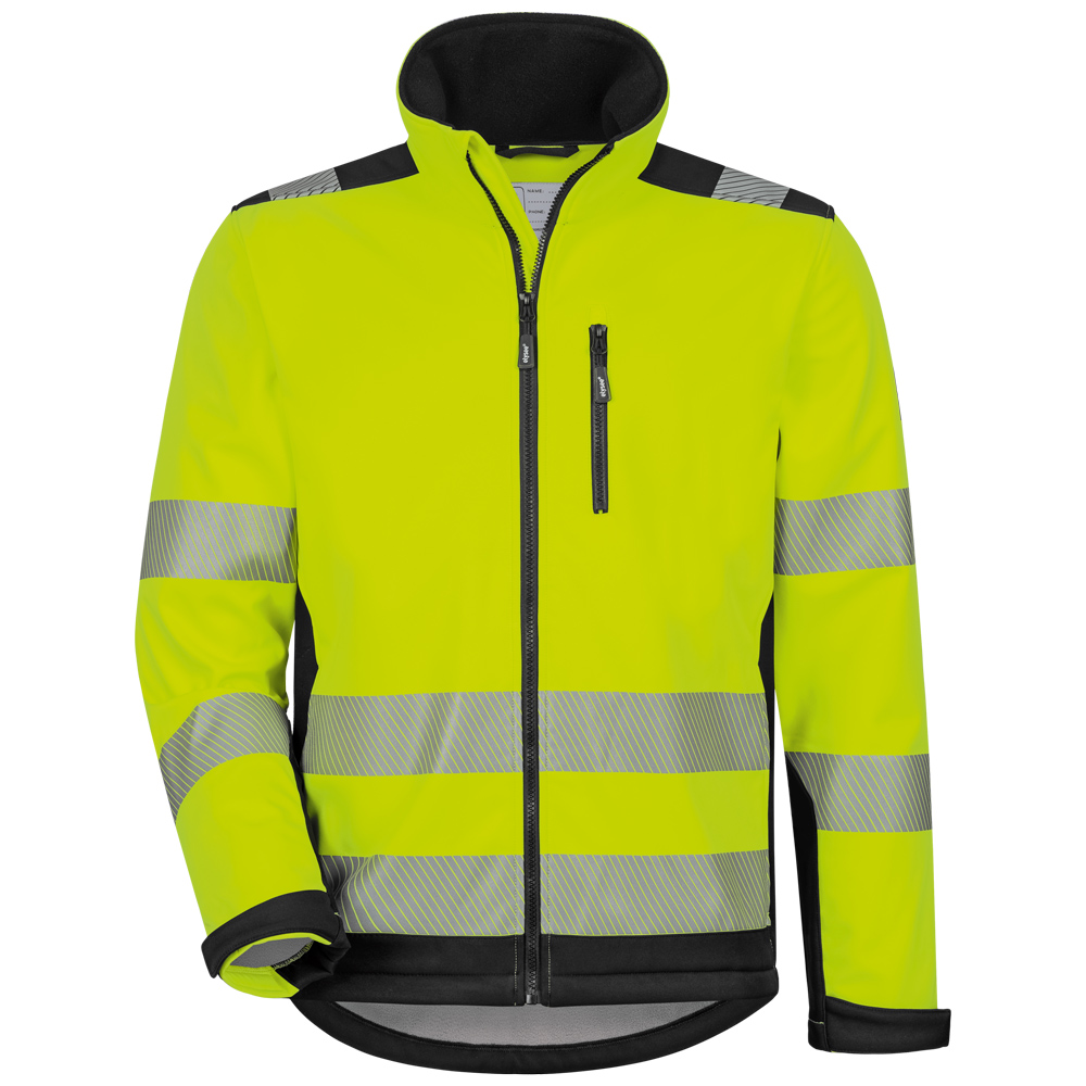 RYAN/DYLAN Softshell Υψηλής Ορατότητας Αδιάβροχο & Αναπνεύσιμο (3L), με Τμηματική Ανακλαστική Ταινία